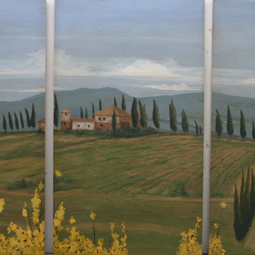 Italian Countryside Mural