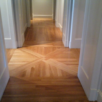 Job Finished Custom Hardwood Floor Design