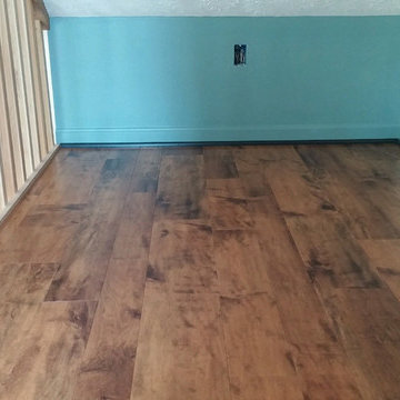 Karndean's Art Select Toasted Maple LVT (luxury vinyl tile) flooring installed