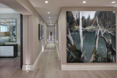 Hallway - modern hallway idea in London