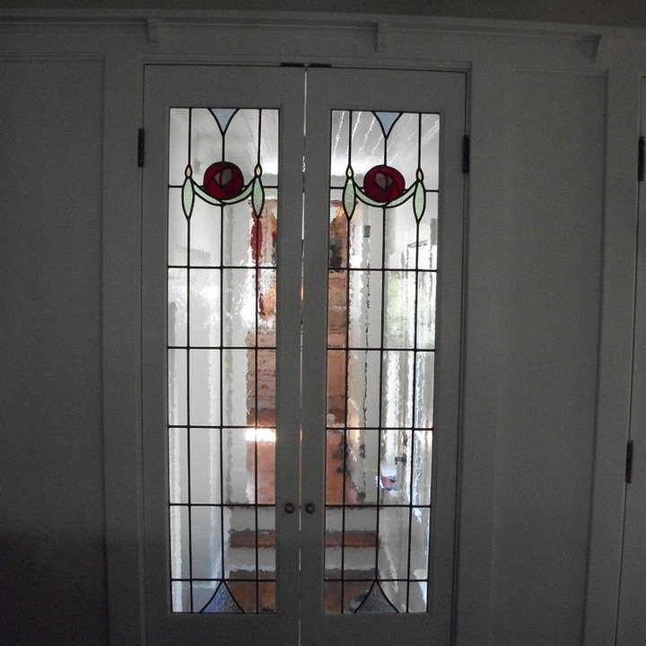 Leaded Glass Inserts Houzz