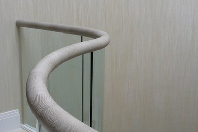 Leather Wrapped Handrail