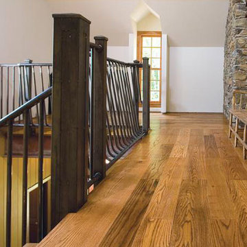 Loft Hallway Reclaimed Hardwood Flooring