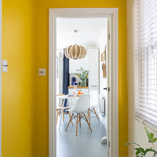 London apartment hallway design