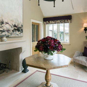 Luxury Cirencester home with Castile limestone flooring by Rixon Architects