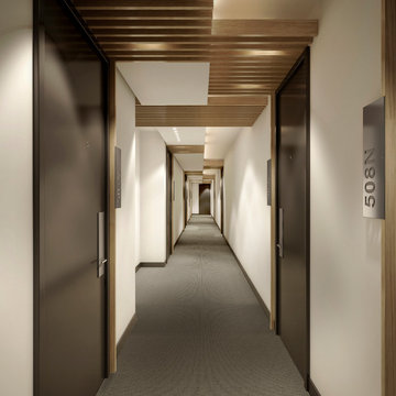Luxury NYC Condominium Building Hallway