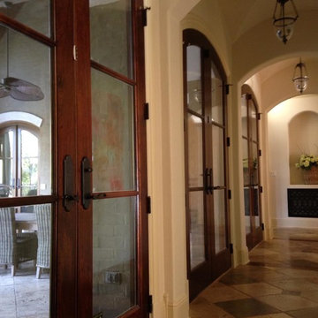Mahogany Arch Doors