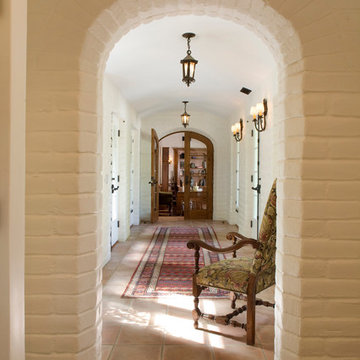 Majestic Adobe Arched Hallway