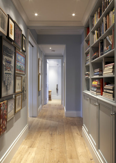 Eclectic Hallway & Landing by Brian O'Tuama Architects