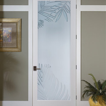 Mazatlan Decorative Glass Interior Door