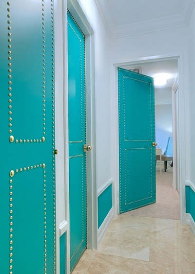 Eclectic Corridor by DKOR Interiors Inc.- Interior Designers Miami, FL
