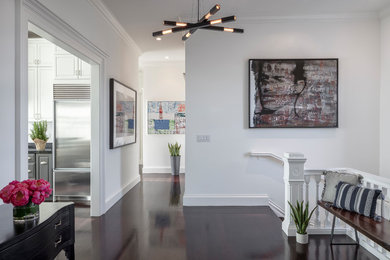 Hallway - transitional hallway idea in San Francisco