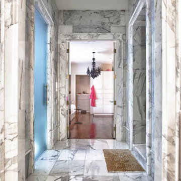 Modern Residence with White Marble Tile | Destin, FL