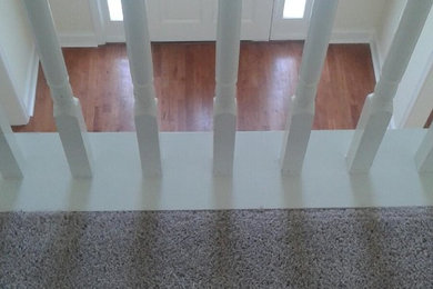 Example of a minimalist hallway design in Atlanta
