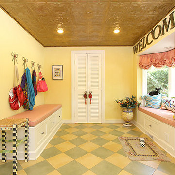 Mud Room with tin-tile ceiling ~ New Listing in Bethesda