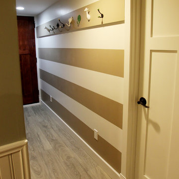 Mudroom: A Striped Hallway
