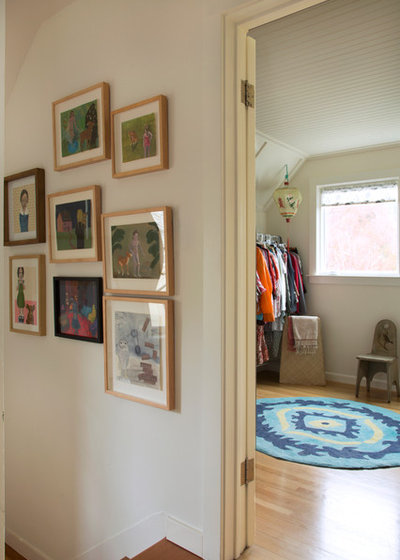 Eclectic Hallway & Landing by Margot Hartford Photography