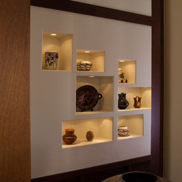 Native American Pots Display