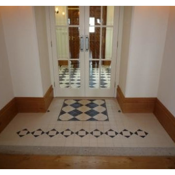 New tiled flooring