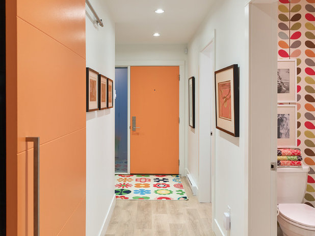 Midcentury Corridor by reVISION Custom Home Renovations Inc.