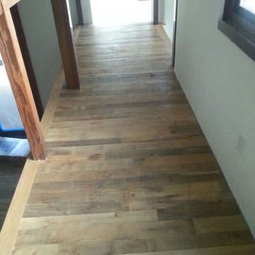Organic Solid Wood hallway installation by Ory's Hardwood Floors Inc.