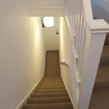 Painting work in white durable paint to the Hallway in SW18 London