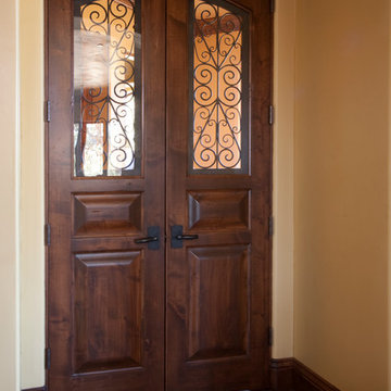 Pair of Doors with wrought Iron