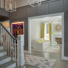 Interior Basement Gray Paint
