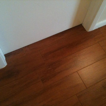 Porcelain Plank Wood Look Tile Installations Tampa, Florida