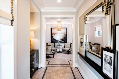 Example of a transitional hallway design in DC Metro