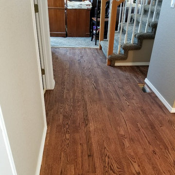 Red Oak Flooring Stained Chestnut