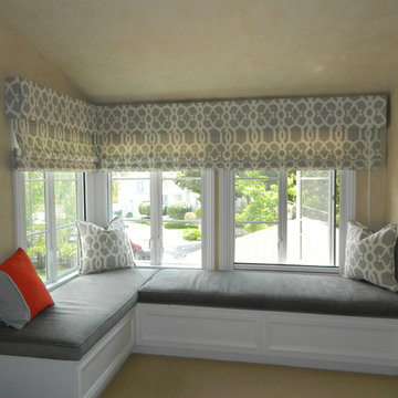 Roman Shades with Valance