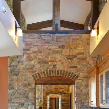 Rustic appeal in a new home