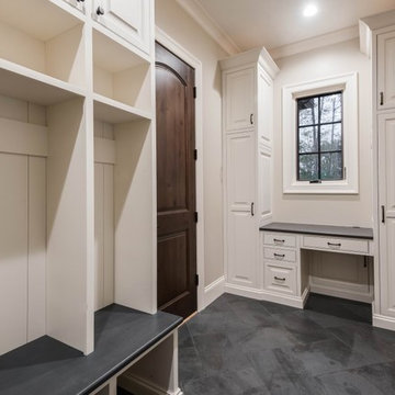 Rustic French Country Mudroom