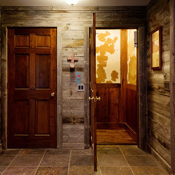 Rustic Log Cabin Elevator