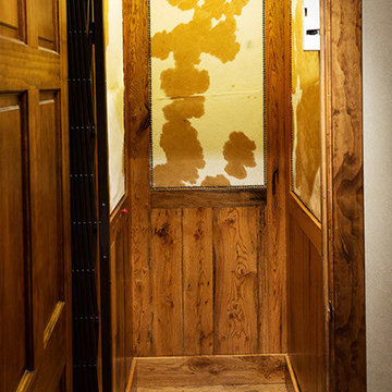 Rustic Log Cabin Elevator