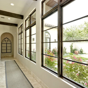Santa Barbara Transitional Gallery Hallway