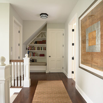 Second floor hall with reading nook