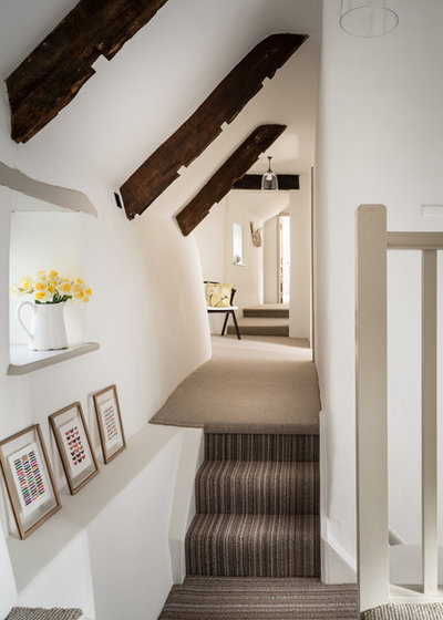 Country Hallway & Landing by Woodford Architecture and Interiors