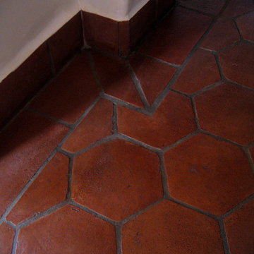 Spanish Floor Patterns in Authentic Terra-Cotta Clay