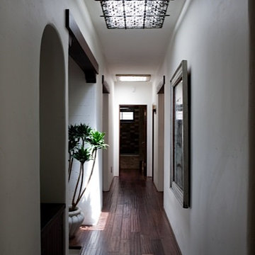 spanish hall way/skylight