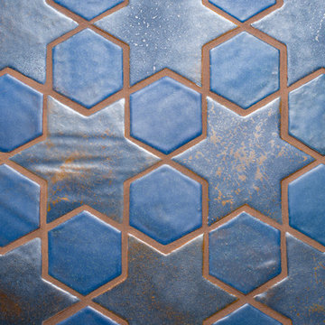 Spanish Mission Hex and Star Floor