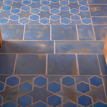 Spanish Mission Hex and Star Floor
