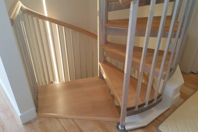Mountain style staircase photo in Tampa