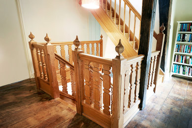 This is an example of a classic staircase in Kent.