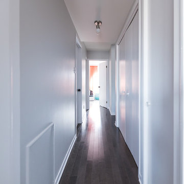 Stéphanie Fortier Design - Le corridor vers les chambres.