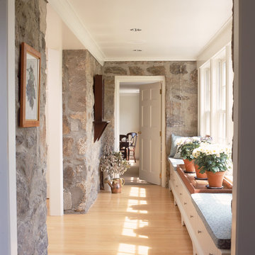 Stone Cape addition and renovation hallway