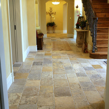 Stone Floor – Antique, Reclaimed Limestone ‘Dalle de Bourgogne’ pavers