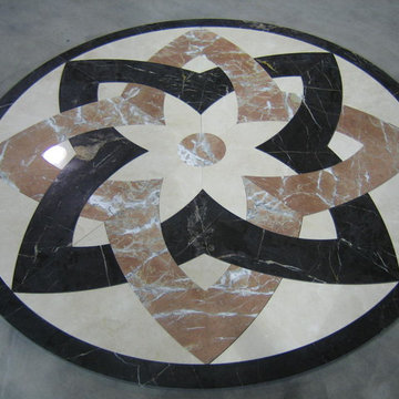 Stone Floor Inlays, Medallions and Borders