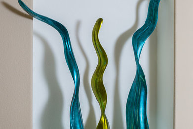 TALL & BRILLIANTLY COLORED SCULPTURES